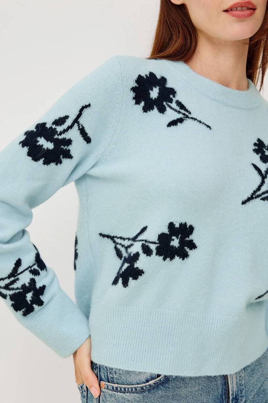 NEW RAILS anise sweater in blue/ black - Picture 5 of 6